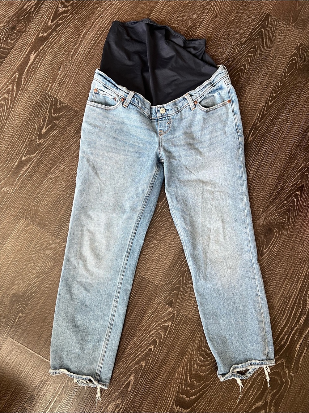 Abercrombie & Fitch Light Blue Maternity Jeans